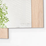 Espejo de Baño Paduk Madera Clara Natural 56x71cm Rectangular con Marco En Madera - ESPEJOS DE BANHO | Bylmo