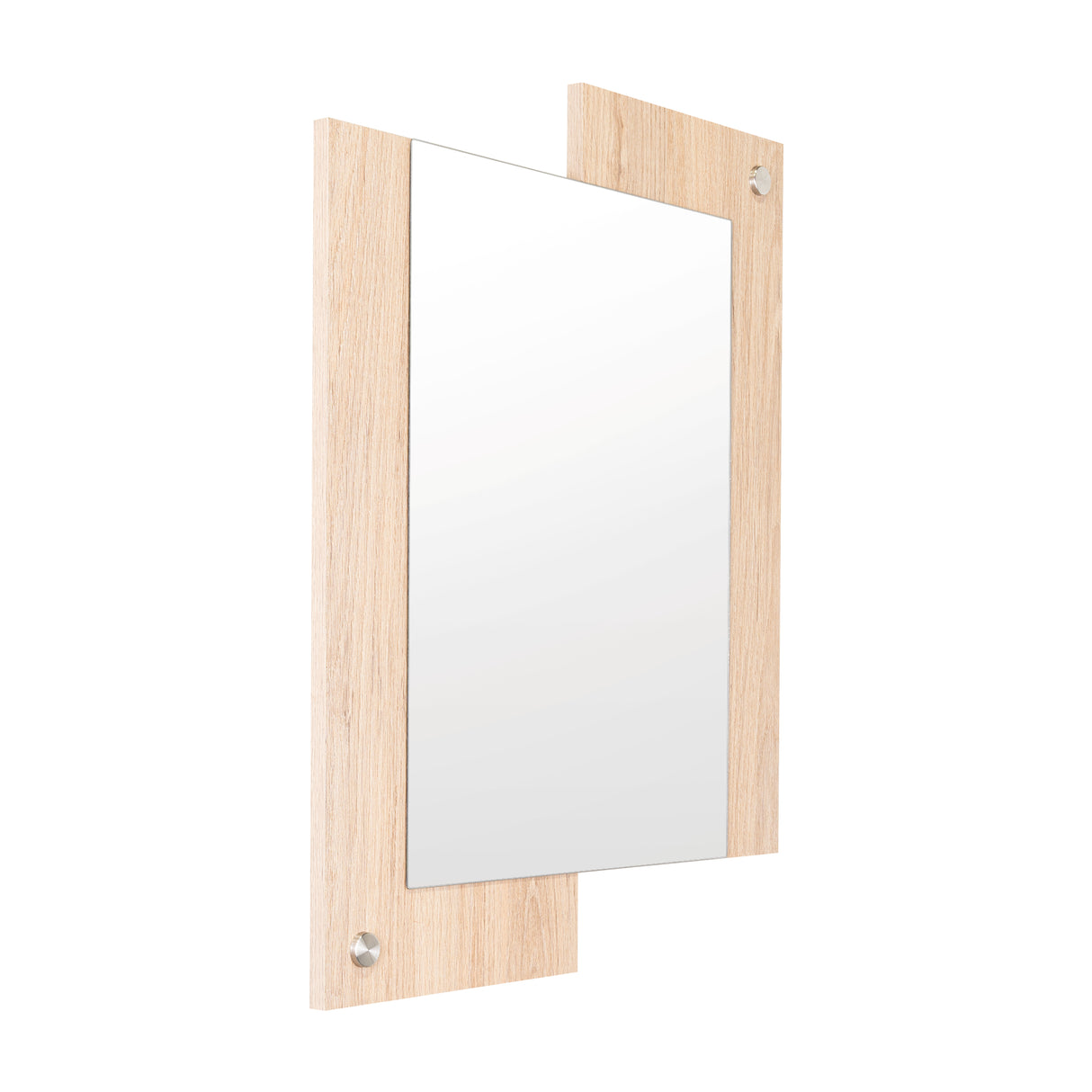 Espejo de Baño Paduk Madera Clara Natural 56x71cm Rectangular con Marco En Madera - ESPEJOS DE BANHO | Bylmo