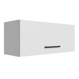 Gabinete Superior de Garaje Blanco 80x33cm Resistente a la Humedad con Un Compartimiento - GABINETES SUPERIORES PARA GARAJE | Bylmo