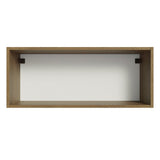 Gabinete Superior de Garaje Marron y Crema 80x33cm Resistente a la Humedad con Un Compartimiento - GABINETES SUPERIORES PARA GARAJE | Bylmo