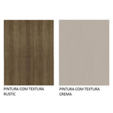 Gabinete Superior de Garaje Marron y Crema 80x33cm Resistente a la Humedad con Un Compartimiento - GABINETES SUPERIORES PARA GARAJE | Bylmo
