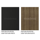 Combo Escritorio Gamer y Panel de TV Negro y Marron 136x75cm para TV hasta 65 Pulgadas Sin Cajones y con Organizador de Libros y Consolas - ESCRITORIOS | Bylmo