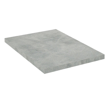 Mesón de Cocina Gris 40x60cm de Madera Aglomerada Mdp Acabado Mate sin Pozuelo - MESONES DE COCINA | Bylmo