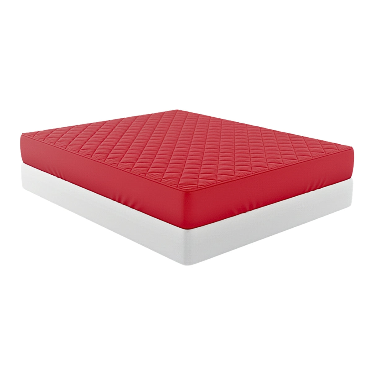 Protector de Colchón Rojo Sencillo 100 X 190 Cm Antifluido - PROTECTORES DE COLCHON | Bylmo