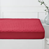 Protector de Colchón Rojo Sencillo 100 X 190 Cm Antifluido - PROTECTORES DE COLCHON | Bylmo