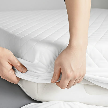 Protector de Colchón Blanco Semidoble 120 X 190 Cm Antifluido - PROTECTORES DE COLCHON | Bylmo