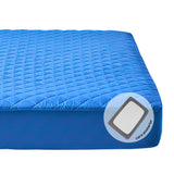 Protector de Colchón Azul Semidoble 120 X 190 Cm Antifluido - PROTECTORES DE COLCHON | Bylmo