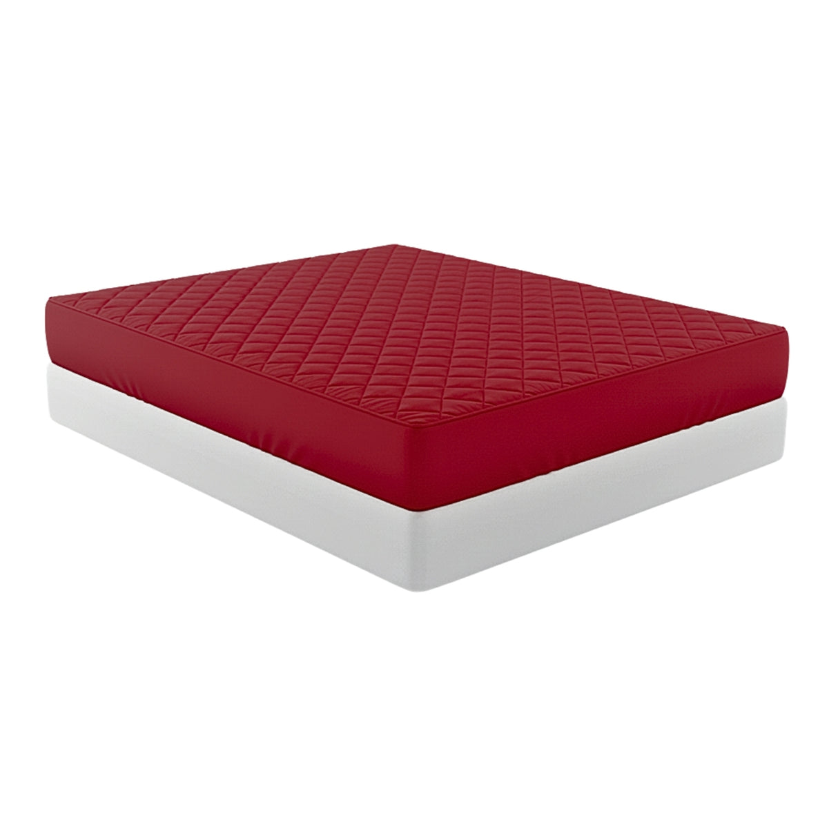 Protector de Colchón Vinotinto Semidoble 120 X 190 Cm Antifluido - PROTECTORES DE COLCHON | Bylmo
