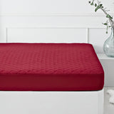 Protector de Colchón Vinotinto Semidoble 120 X 190 Cm Antifluido - PROTECTORES DE COLCHON | Bylmo