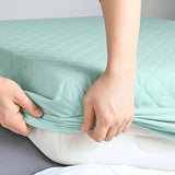 Protector de Colchón Verde Menta Doble 140 X 190 Cm Antifluido - PROTECTORES DE COLCHON | Bylmo