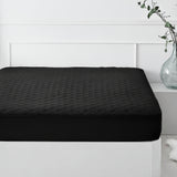 Protector de Colchón Negro Queen 160 X 190 Cm Antifluido - PROTECTORES DE COLCHON | Bylmo