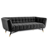 Sofá Genova Gris 220x80cm Microfibra de Un Puesto - SOFAS Y POLTRONAS | Bylmo