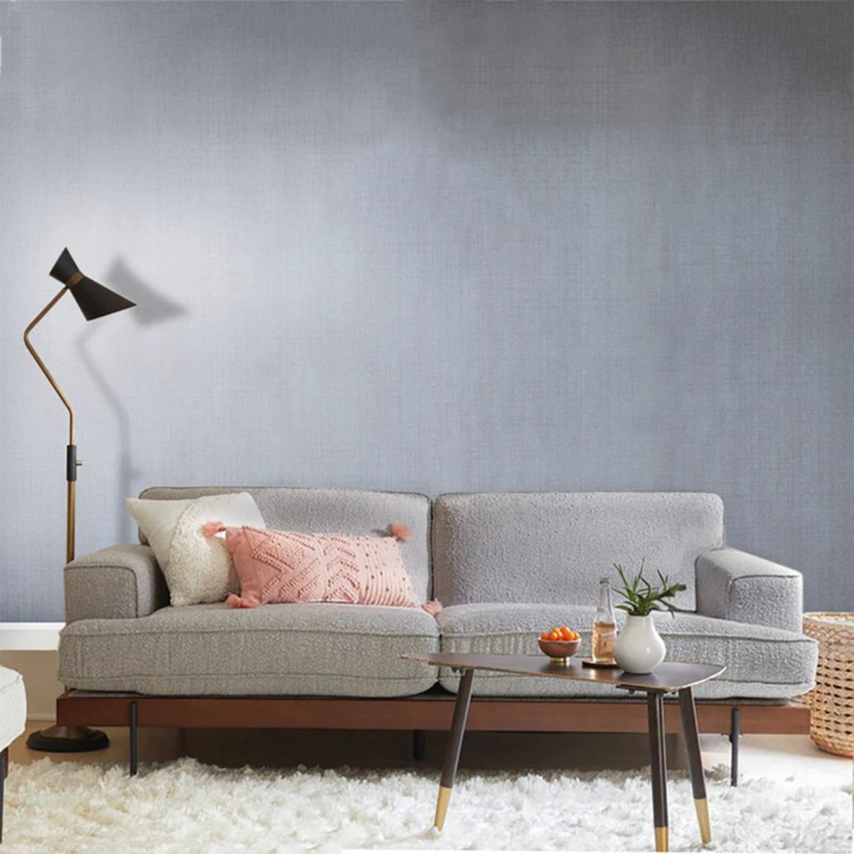 Sofá Santorini Gris 180x80cm Cuero Sintetico Ecológico de Un Puesto - SOFAS Y POLTRONAS | Bylmo
