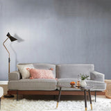 Sofá Santorini Gris 180x80cm Cuero Sintetico Ecológico de Un Puesto - SOFAS Y POLTRONAS | Bylmo