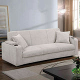 Sofá Saeko Gris 180x80cm Microfibra de Un Puesto - SOFAS Y POLTRONAS | Bylmo