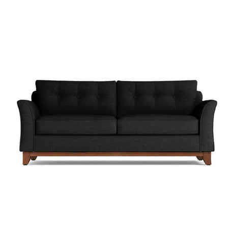 Sofá Claus Negro 180x80cm Microfibra de Un Puesto - SOFAS Y POLTRONAS | Bylmo