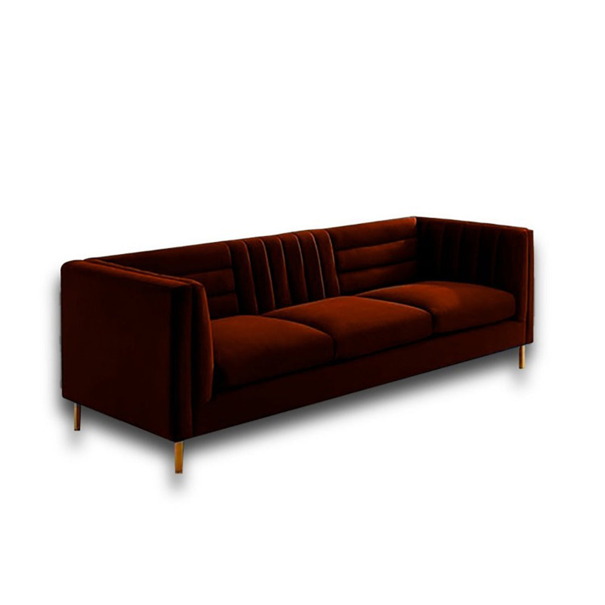 Sofá Farlop Café 200x80cm Microfibra de Un Puesto - SOFAS Y POLTRONAS | Bylmo
