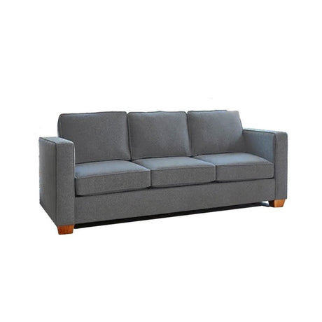 Sofá Erika Gris 200x80cm Microfibra de Un Puesto - SOFAS Y POLTRONAS | Bylmo
