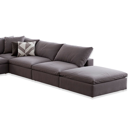 Sofá Vorrei Gris 340x80cm Microfibra de Dos Puestos - SOFAS Y POLTRONAS | Bylmo