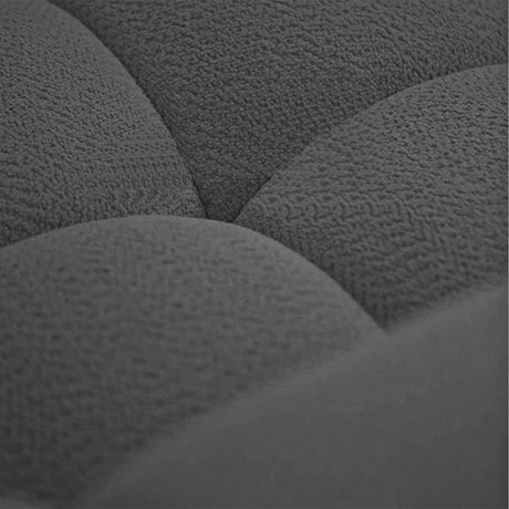Sofá Noelia Gris 280x80cm Cuero Sintetico Ecológico de Un Puesto - SOFAS Y POLTRONAS | Bylmo