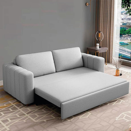 Sofá Cama Omitta Gris 200x80cm Microfibra de Un Puesto Reclinable - SOFAS Y POLTRONAS | Bylmo