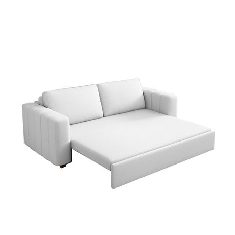 Sofá Cama Omitta Blanco 200x80cm Microfibra de Un Puesto Reclinable - SOFAS Y POLTRONAS | Bylmo