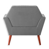 Silla Poltrona Over Gris 81x81cm Microfibra de Un Puesto - SOFAS Y POLTRONAS | Bylmo