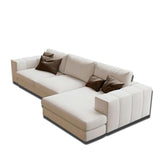 Sofá Hipnos Blanco 260x90cm Microfibra de Dos Puestos - SOFAS Y POLTRONAS | Bylmo