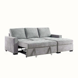 Sofá Sinagoga Gris 260x80cm Microfibra de Dos Puestos - SOFAS Y POLTRONAS | Bylmo