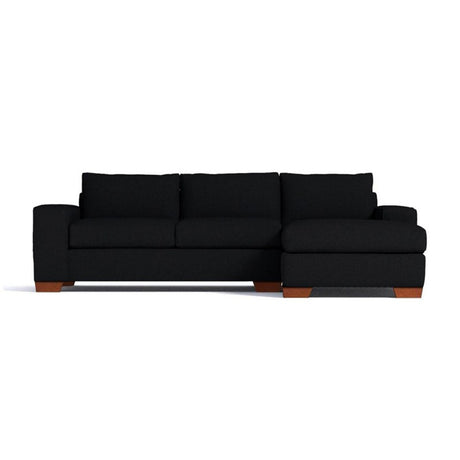 Sofá Hecate Negro 280x70cm Cuero Sintetico Ecológico de Dos Puestos - SOFAS Y POLTRONAS | Bylmo