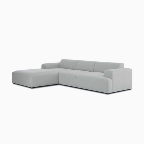 Sofá Montreal Gris 240x70cm Cuero Sintetico Ecológico de Tres Puestos - SOFAS Y POLTRONAS | Bylmo