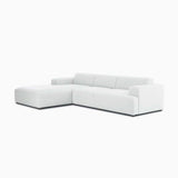 Sofá Montreal Blanco 240x70cm Cuero Sintetico Ecológico de Tres Puestos - SOFAS Y POLTRONAS | Bylmo
