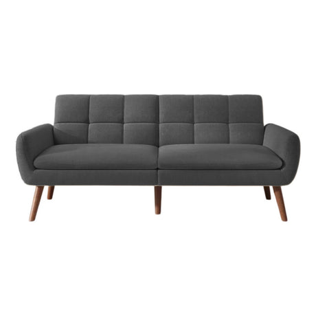 Sofá Cama Olmo Negro 180x90cm Microfibra de Dos Puestos Reclinable - SOFAS Y POLTRONAS | Bylmo