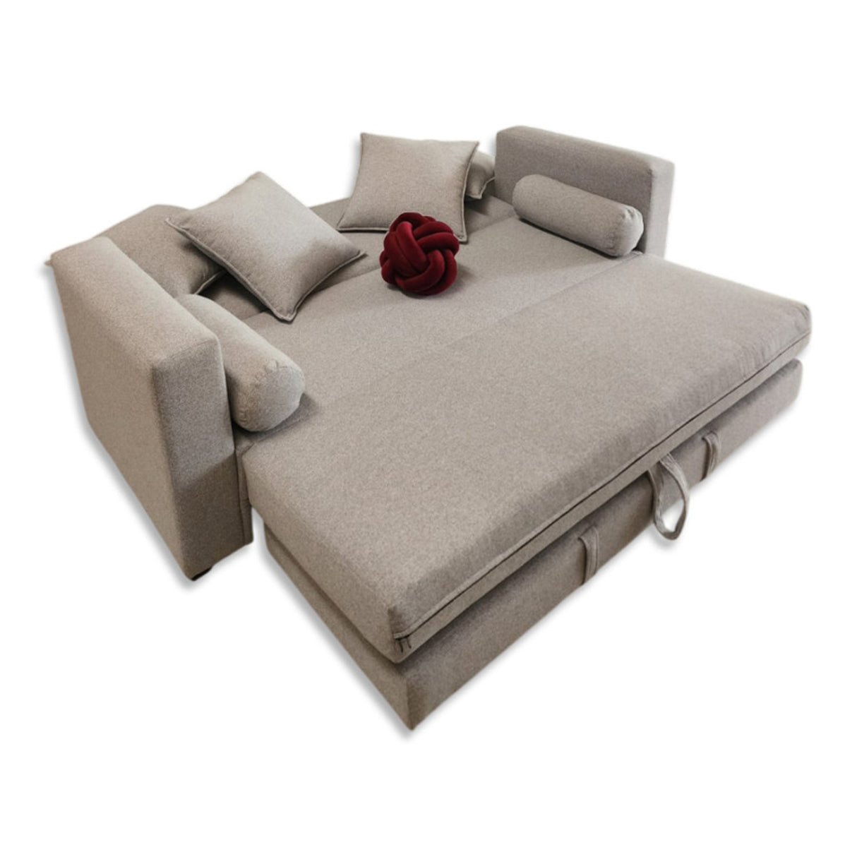Sofá Cama Grand Class Gris 180x90cm Microfibra de Un Puesto Reclinable con Reposapies - SOFAS Y POLTRONAS | Bylmo