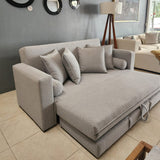 Sofá Cama Grand Class Gris 180x90cm Microfibra de Un Puesto Reclinable con Reposapies - SOFAS Y POLTRONAS | Bylmo