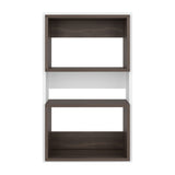 Ahorrador de Espacio Eco Blanco y Milan 45x75.3cm Flotante con Dos Entrepaños - OTROS MUEBLES PARA BANHO | Bylmo