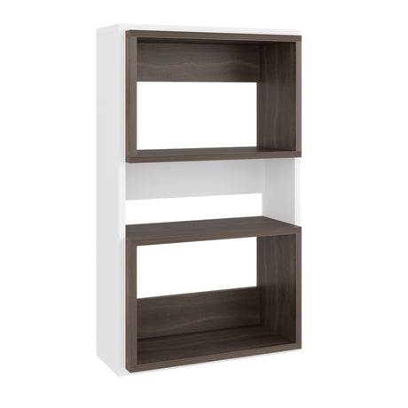 Ahorrador de Espacio Eco Blanco y Milan 45x75.3cm Flotante con Dos Entrepaños - OTROS MUEBLES PARA BANHO | Bylmo