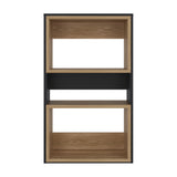 Ahorrador de Espacio Eco Wengue y Fresno Europeo 45x75.3cm Flotante con Dos Entrepaños - OTROS MUEBLES PARA BANHO | Bylmo