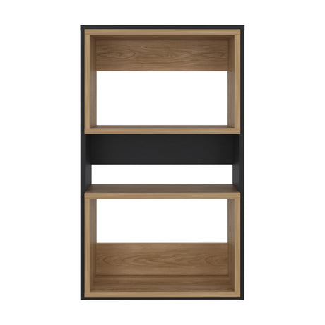 Ahorrador de Espacio Eco Wengue y Fresno Europeo 45x75.3cm Flotante con Dos Entrepaños - OTROS MUEBLES PARA BANHO | Bylmo