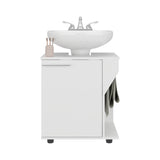 Mueble para Lavamanos Phillips Blanco 56x62.1cm Individual sin Lavamanos con Una Puerta - MUEBLES PARA LAVAMANOS | Bylmo