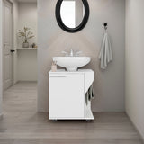 Mueble para Lavamanos Phillips Blanco 56x62.1cm Individual sin Lavamanos con Una Puerta - MUEBLES PARA LAVAMANOS | Bylmo