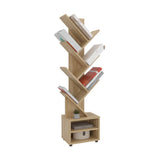 Biblioteca Kingstree Fresno 30.5x161.1cm Escalera con Ocho Compartimientos - BIBLIOTECAS Y ESTANTERIAS | Bylmo