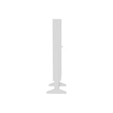 Tocador Prisma Blanco 47.8x137.3cm de Un Puesto sin Cajones y con Espejo - TOCADORES | Bylmo