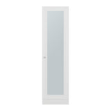 Closet Praga Blanco 49.1x180.8cm con una Puerta sin Cajones y con Espejo - CLOSETS | Bylmo