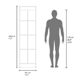 Closet Praga Milan 49.1x180.8cm con una Puerta sin Cajones y con Espejo - CLOSETS | Bylmo