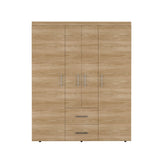 Closet Bariloche Eco Fresno Europeo 150.3x177.9cm con Cuatro Puertas y con Cuatro Cajones - CLOSETS | Bylmo