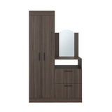 Closet Praga Milan 103x179cm con una Puerta sin Cajones y con Espejo - CLOSETS | Bylmo