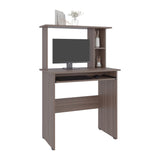 Centro de Computo Dolan Avellana 80x124.7cm con Organizador de Libros - ESCRITORIOS | Bylmo