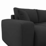 Sofá Essensa Wengue Oscuro 111x73cm De Cinco Puestos con Apoya Brazos - SOFAS Y POLTRONAS | Bylmo