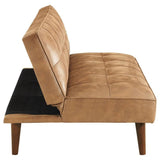 Sofá Cama Jenson Marron 165.73x73.02cm De Tres Puestos Reclinable - SOFAS Y POLTRONAS | Bylmo